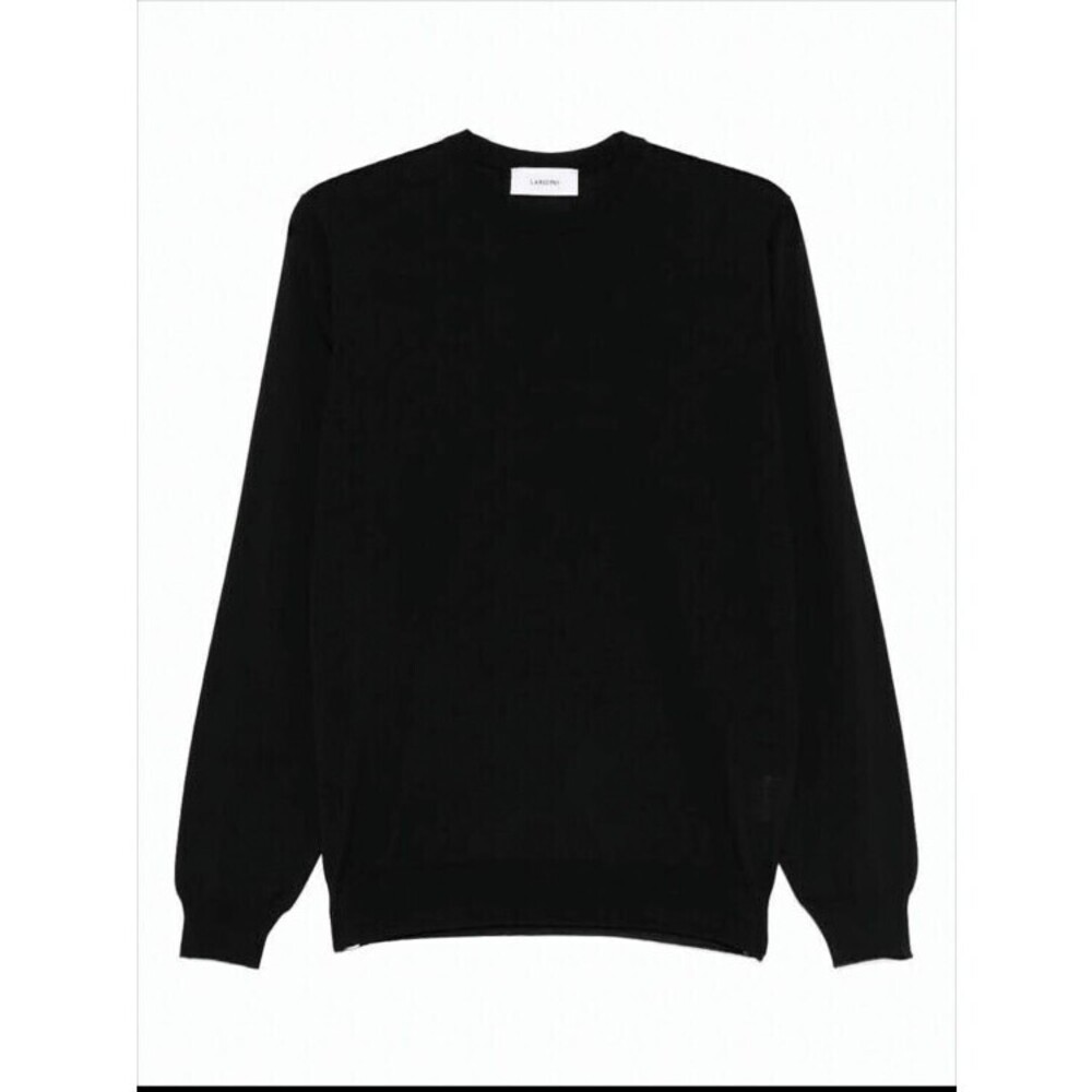 Lardini Classic Crew Neck Sweater In 100% Wool - NWT